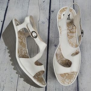 FLY LONDON | Yanca wedge open toe sandals